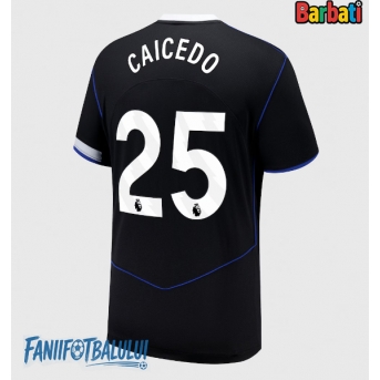 Chelsea Moises Caicedo #25 Tricou Fotbal Replică 2025-26 Barbati Treilea